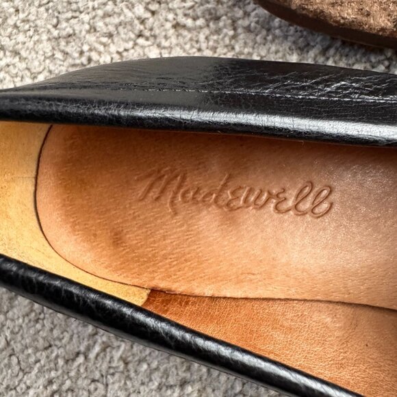 Madewell Frances Loafers Shoes Womens 6 Pointed Toe Slip On Preppy Academia Work - Picture 3 of 7